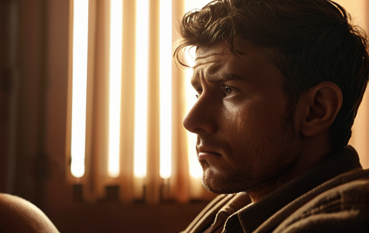 **

A person looking thoughtful, sitting in a chair. The background is blurred. The scene conveys a sense of introspection and overcoming adversity. Use warm lighting.

**